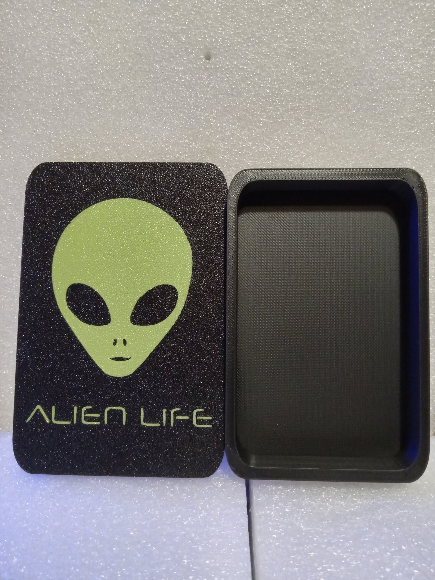Alien Life Pocket Box: A Galactic Storage Container - Green