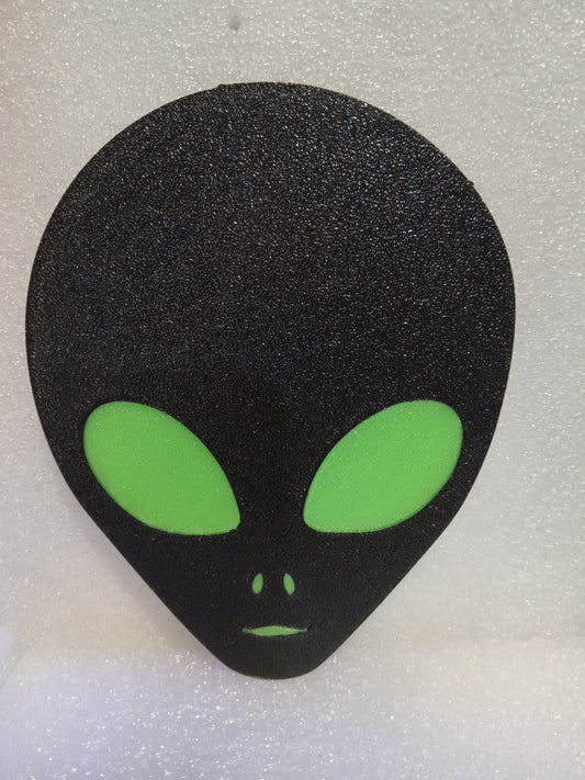 Medium Alien Head Stickum - Glow In The Dark