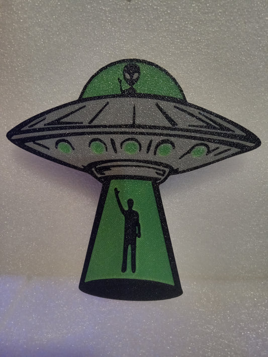 Alien UFO Adventure - Glow In The Dark Stickum (Green)