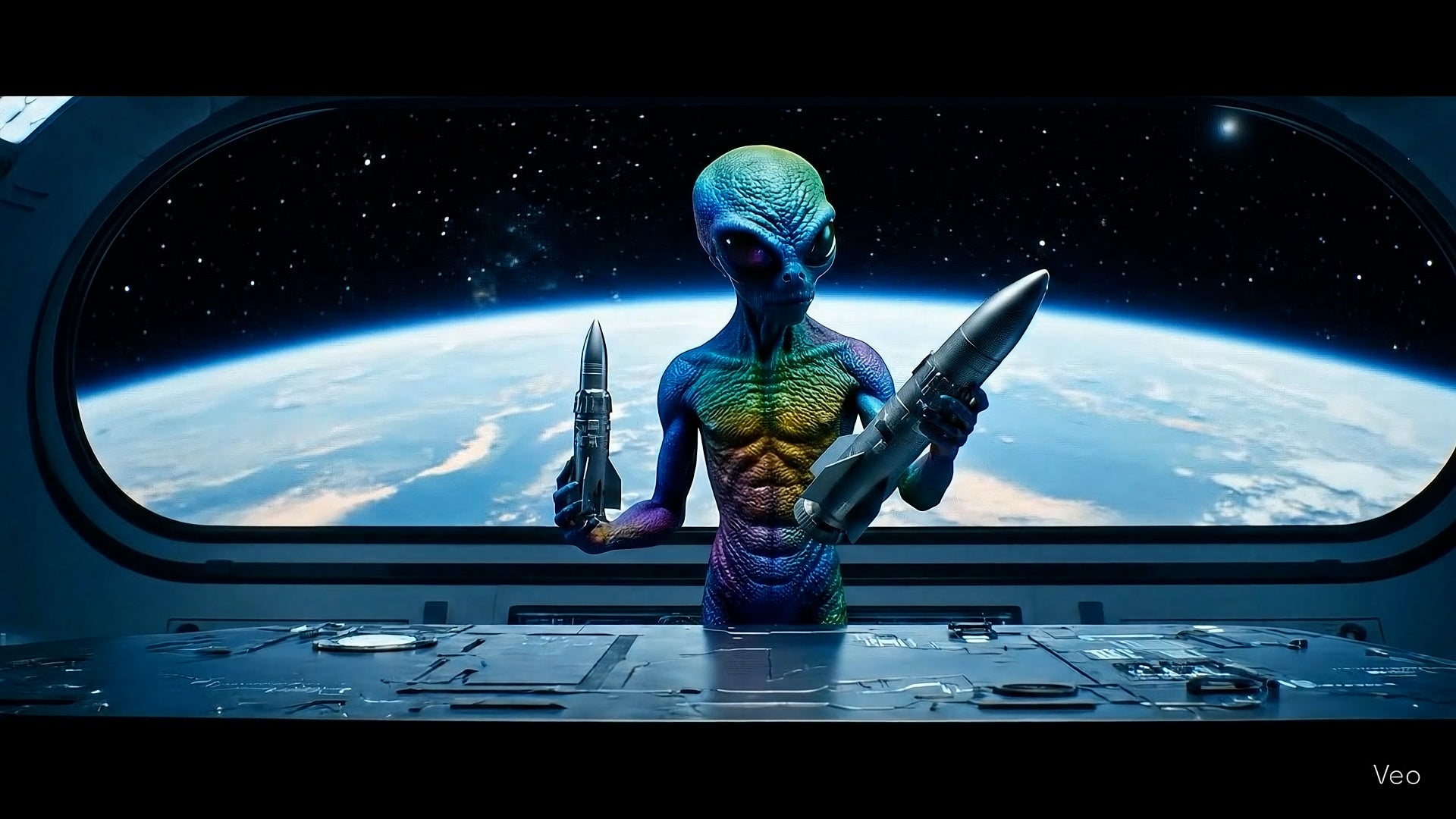 Load video: Aliens returning to earth to see how civilization has done.